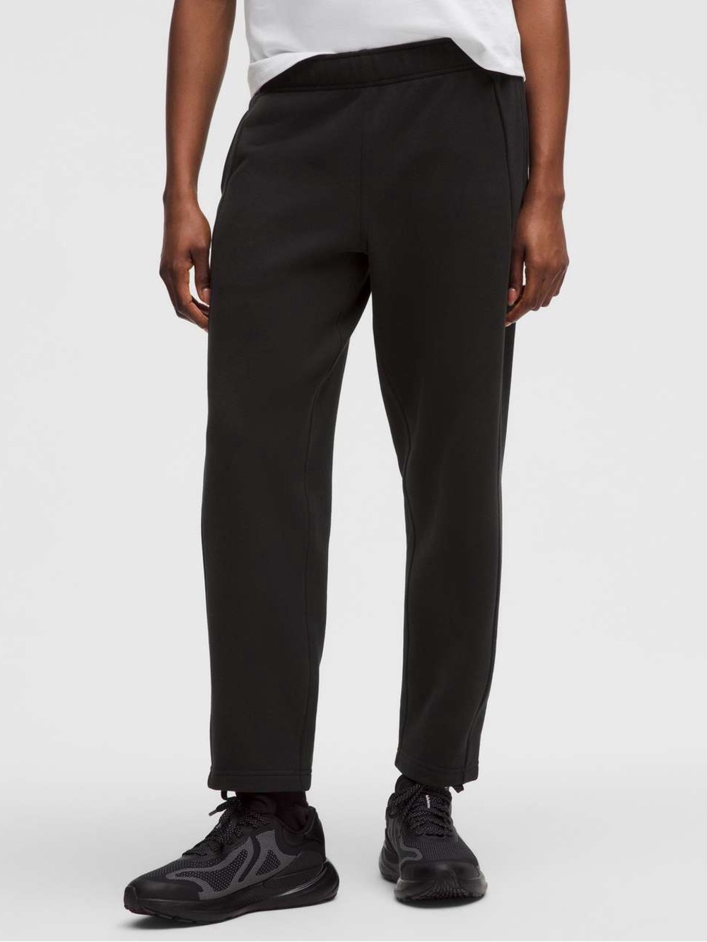 Lululemon Scuba Mid-Rise Tapered Pant 7/8 Length Black size S